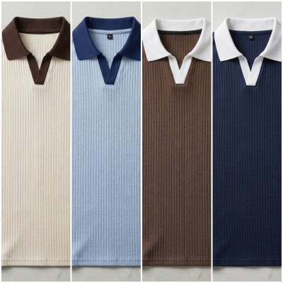 4pcs Luxury Old Money Cream, Sky, Cocolate & Navy