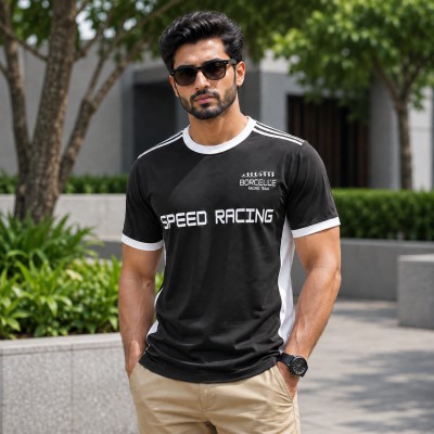Streetwear Sports T-Shirt Black