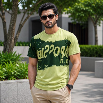 Neon Lime Splash T-Shirt