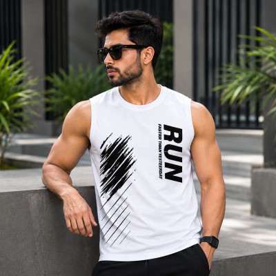 ⚪ White Runner Tank